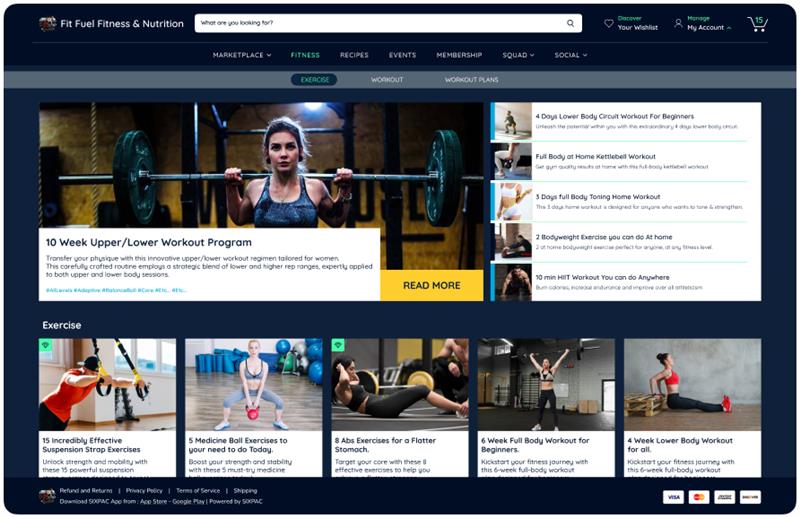 Business dashboard