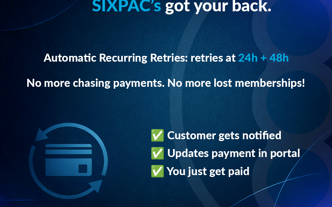 SIXPAC January 12, 2026 Update: Recurring Retries, Merge Accounts, Dashboard Upgrades & More